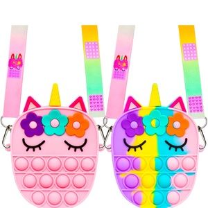 Toddler girl popit purse